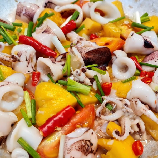 Đầu Mực ống giá sỉ